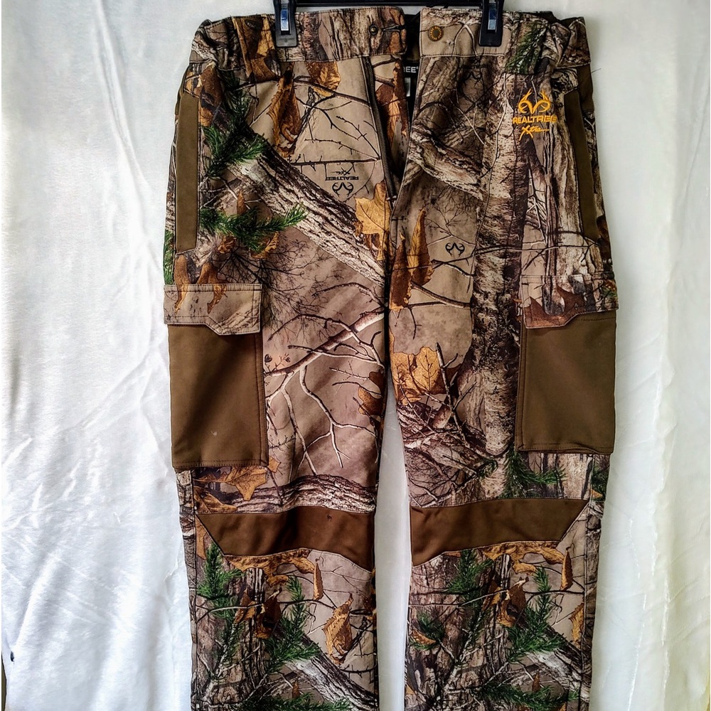 Real Tree Scent-Lok Camo hunting pants size Medium 5 pocket cargo